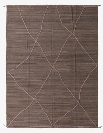 8' 2 x 11' Hand Knotted Moroccan Wool Rug