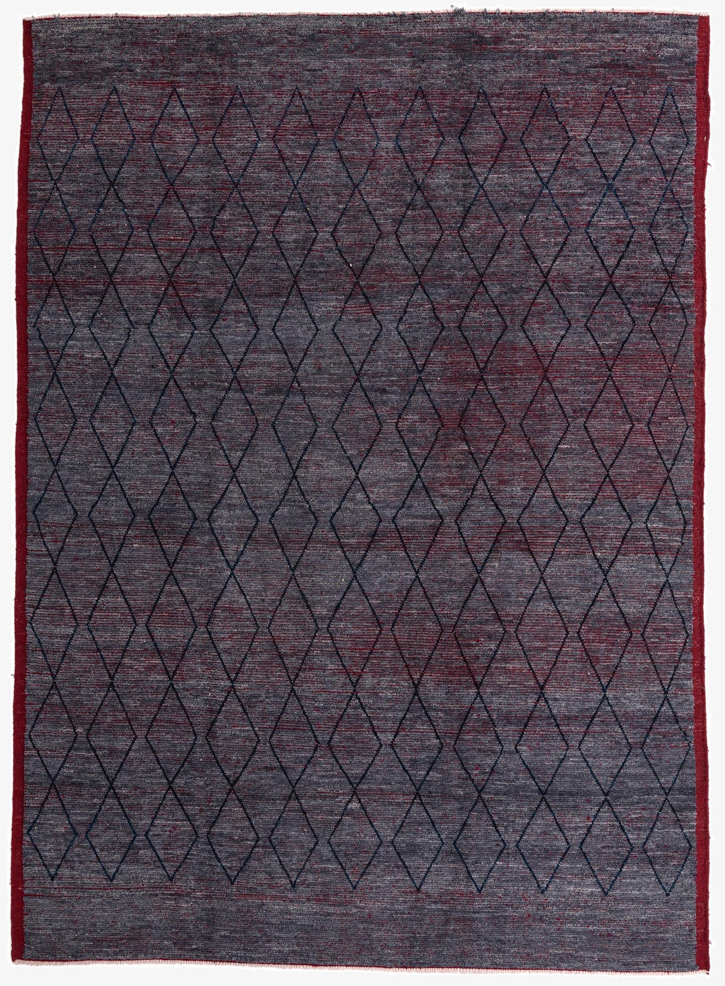 10' 4 x 14' 5  Hand Knotted Moroccan Wool Rug