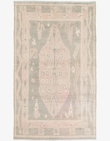 4' 10 x 8' Hand Knotted Moroccan Wool Rug