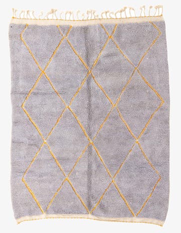 7' 4 x 9' 2 Hand Knotted Moroccan Wool Rug