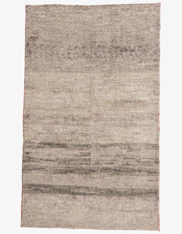 6' x 9' 10 Hand Knotted Moroccan Wool Rug