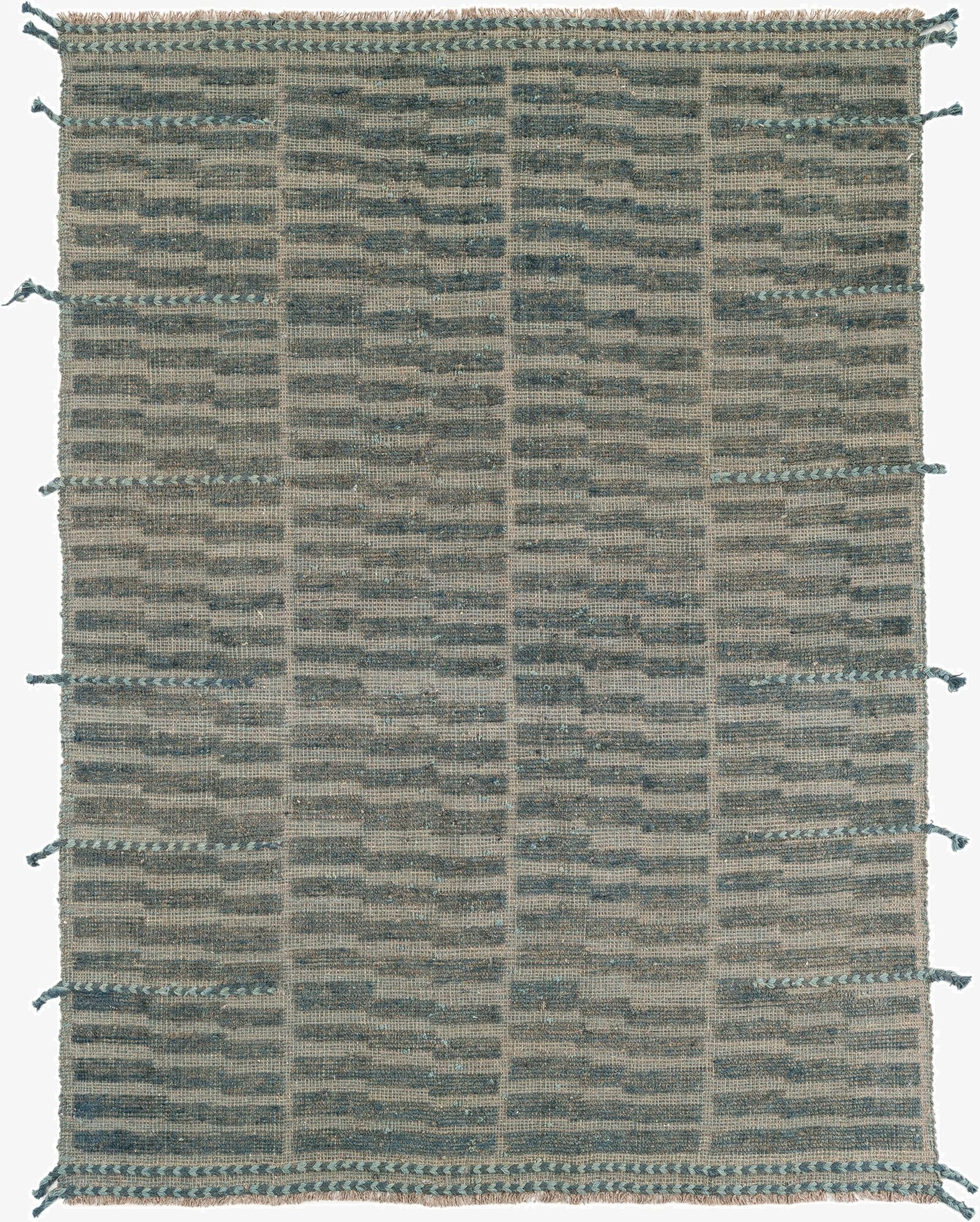 5' 2 x 7'  Hand Knotted Moroccan Wool Rug