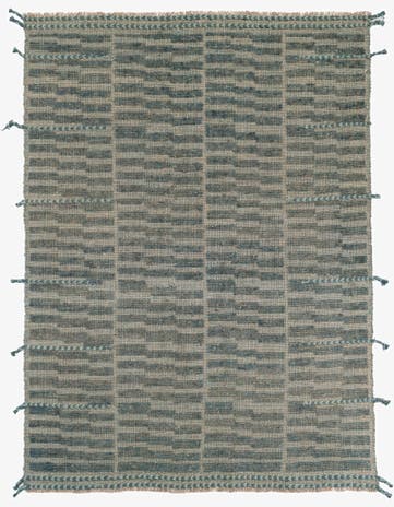 5' 2 x 7' Hand Knotted Moroccan Wool Rug