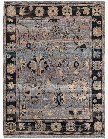 8' 7 x 11' 10 Hand Knotted Moroccan Wool Rug