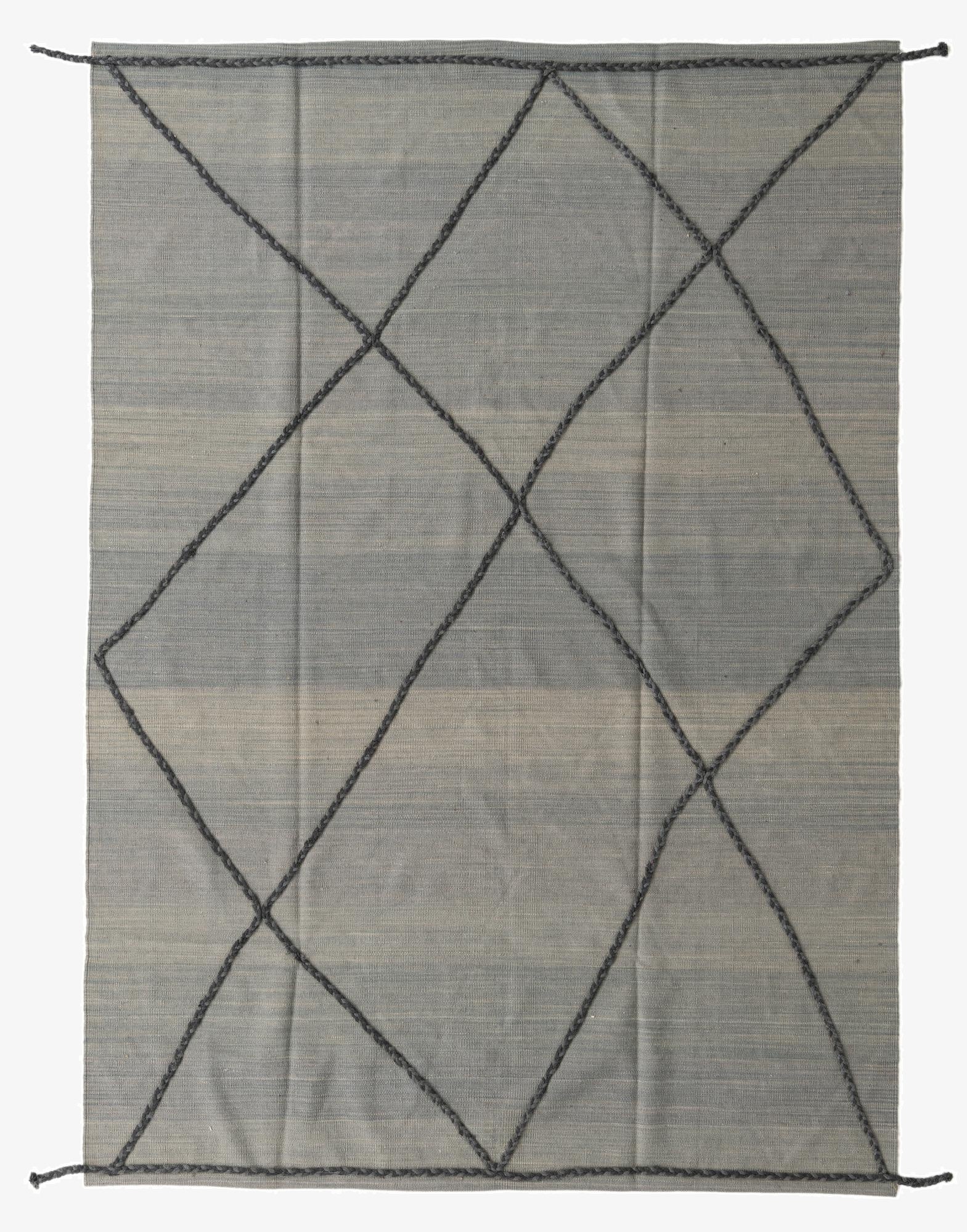 Primary image 6' 7 x 9' 4  Hand Knotted Moroccan Wool Rug