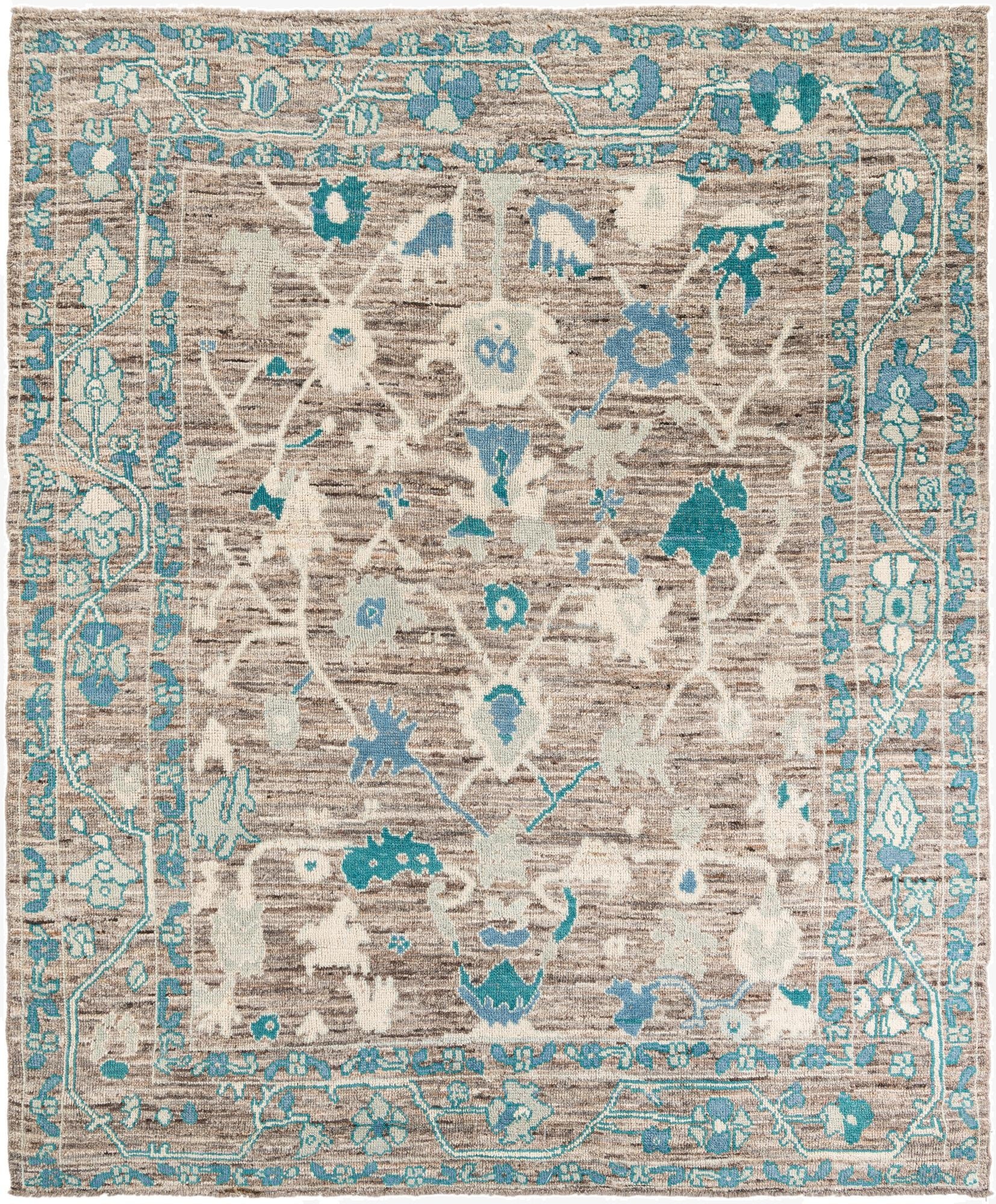 8' 3 x 12' 1  Hand Knotted Moroccan Wool Rug