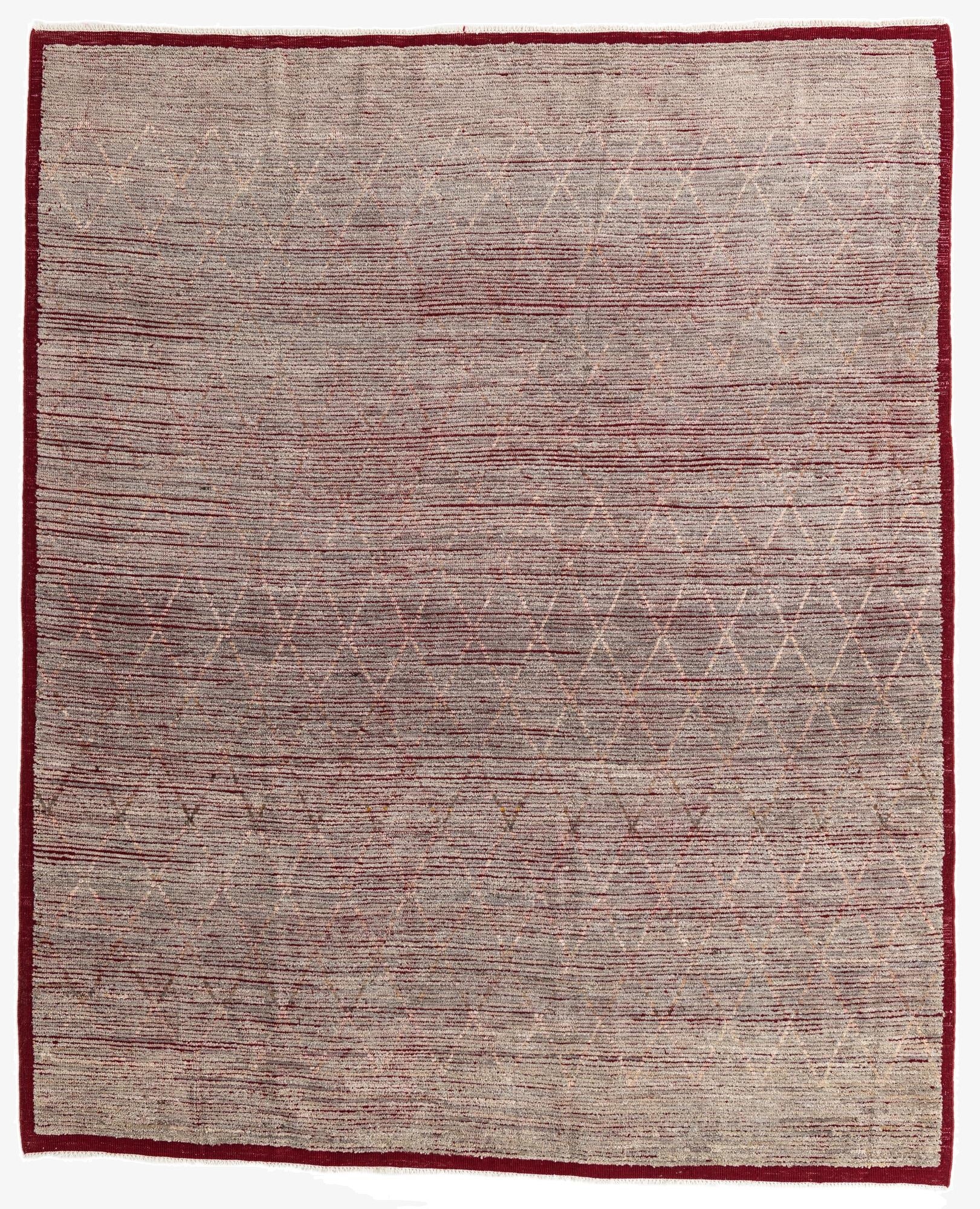 8' 6 x 10' 4  Hand Knotted Moroccan Wool Rug