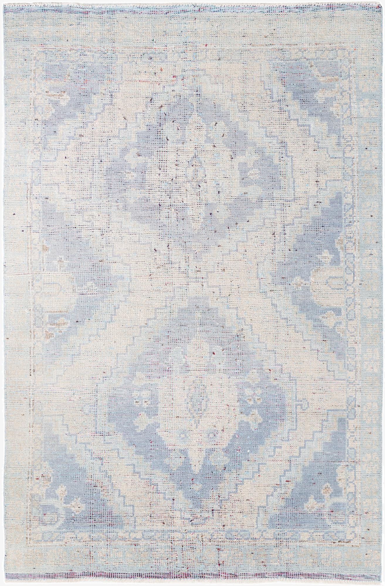 5' 10 x 8' 10  Hand Knotted Moroccan Wool Rug