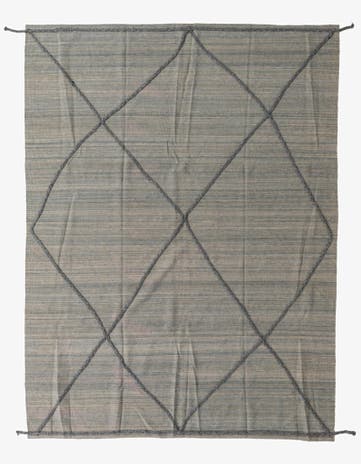 7' 4 x 9' 9 Hand Knotted Moroccan Wool Rug