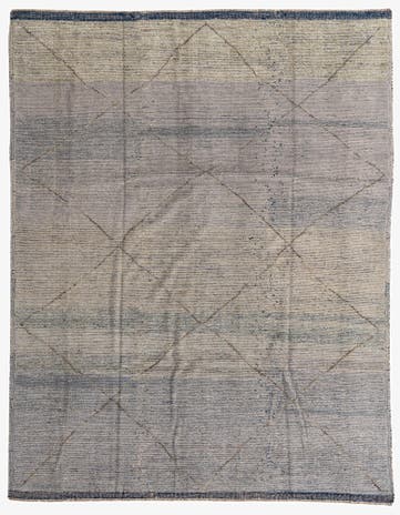 8' 3 x 10' 8 Hand Knotted Moroccan Wool Rug