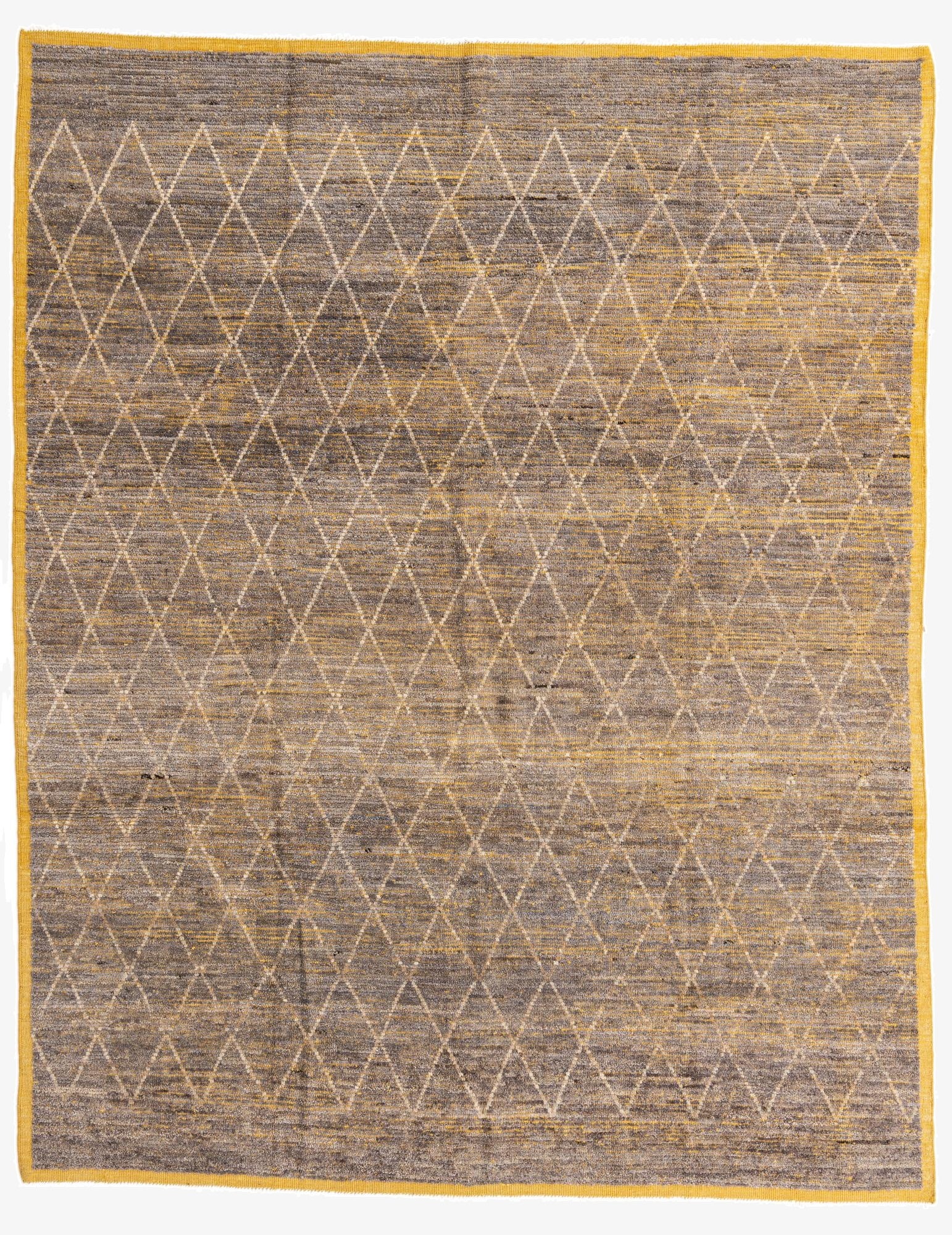 8' 4 x 10' 7  Hand Knotted Moroccan Wool Rug