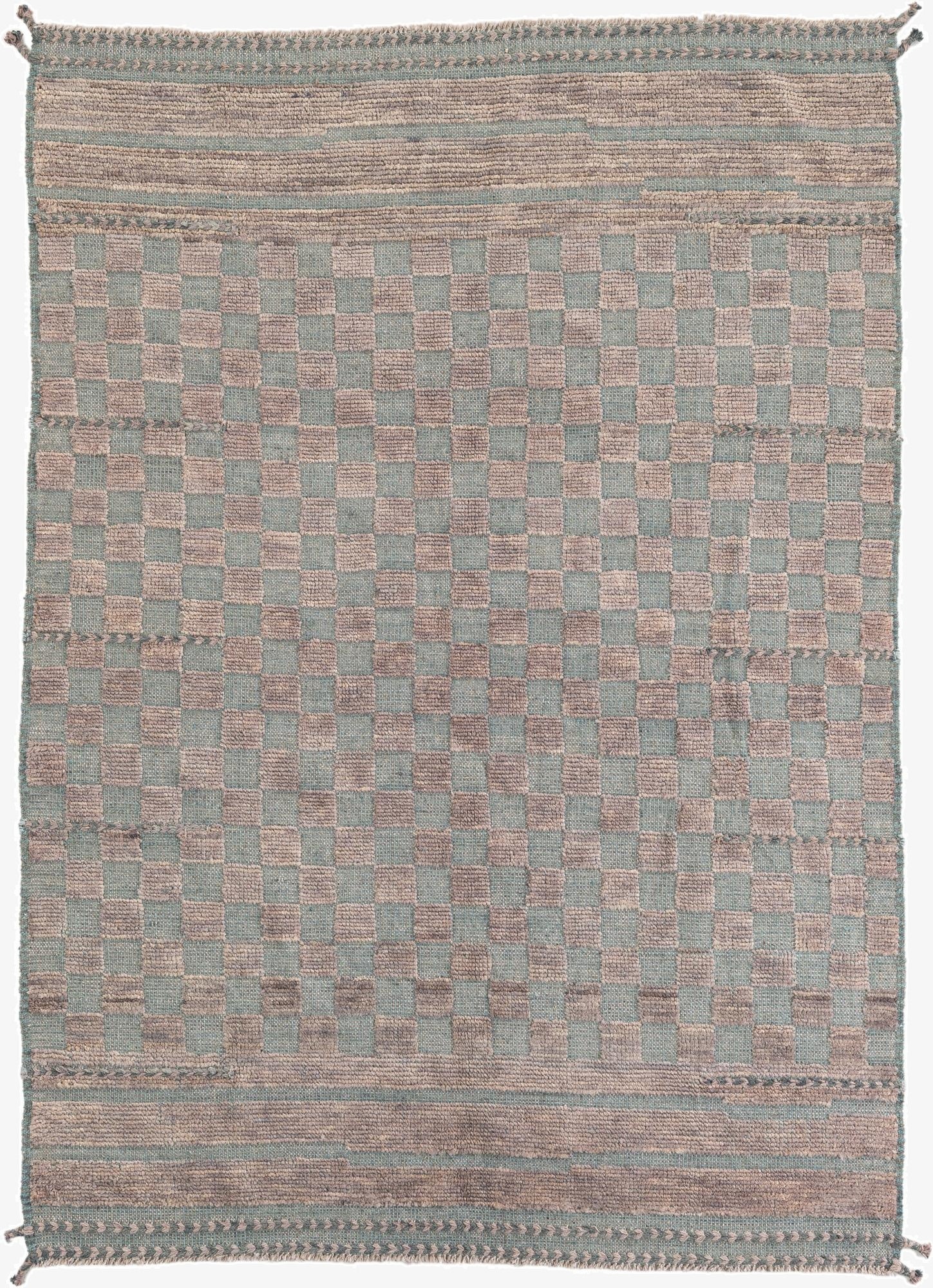 Primary image 5' x 7'  Hand Knotted Moroccan Wool Rug