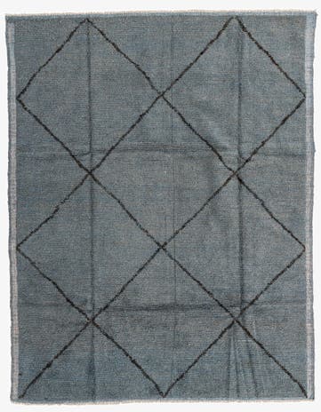 7' 10 x 10' 1 Hand Knotted Moroccan Wool Rug