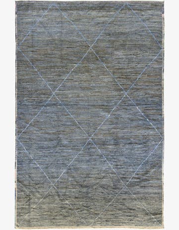 13' 3 x 20' 3 Hand Knotted Moroccan Wool Rug