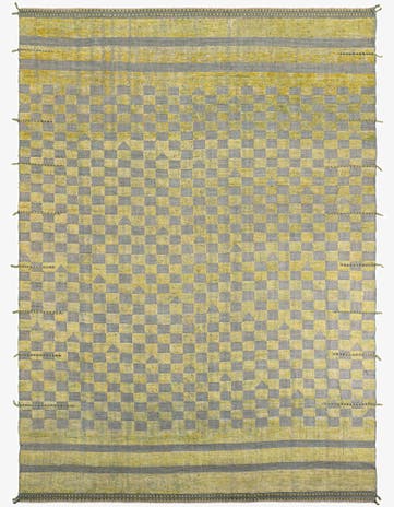 8' 10 x 12' Hand Knotted Moroccan Wool Rug