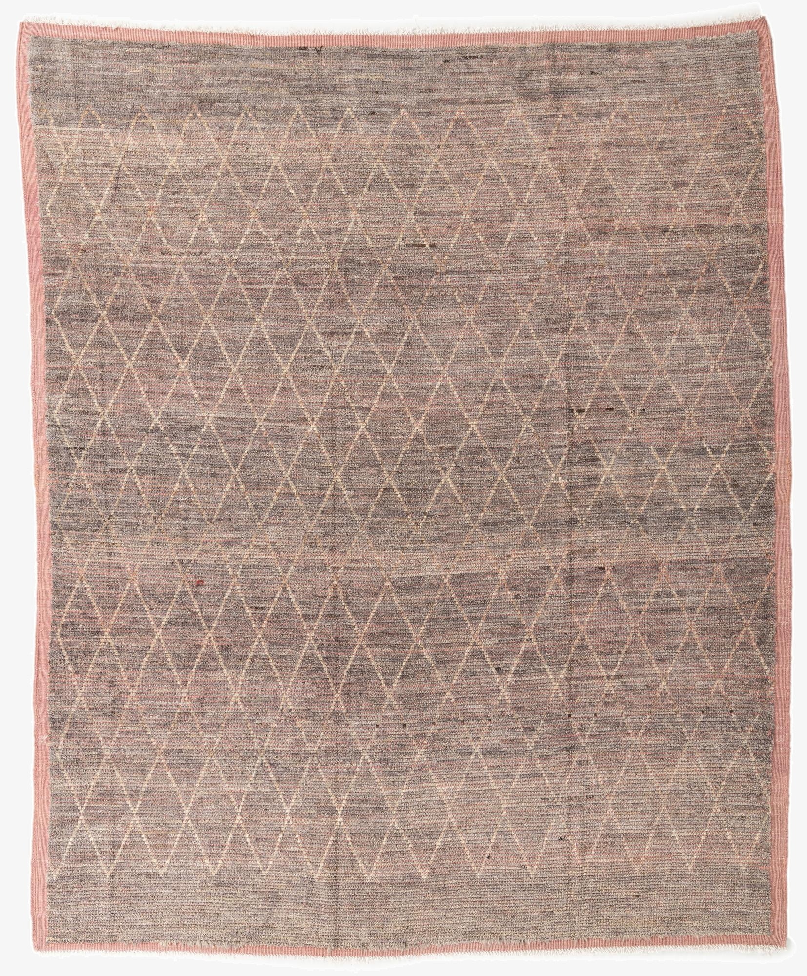 8' 6 x 10' 4  Hand Knotted Moroccan Wool Rug