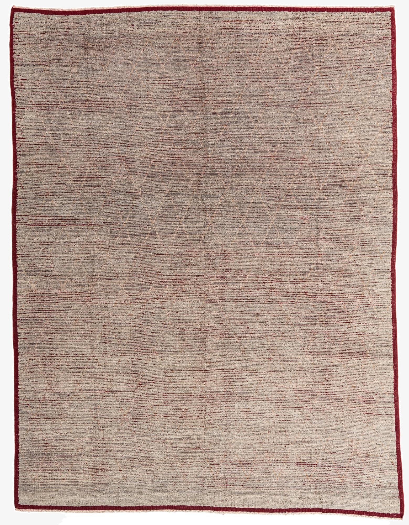 9' 6 x 12' 5  Hand Knotted Moroccan Wool Rug