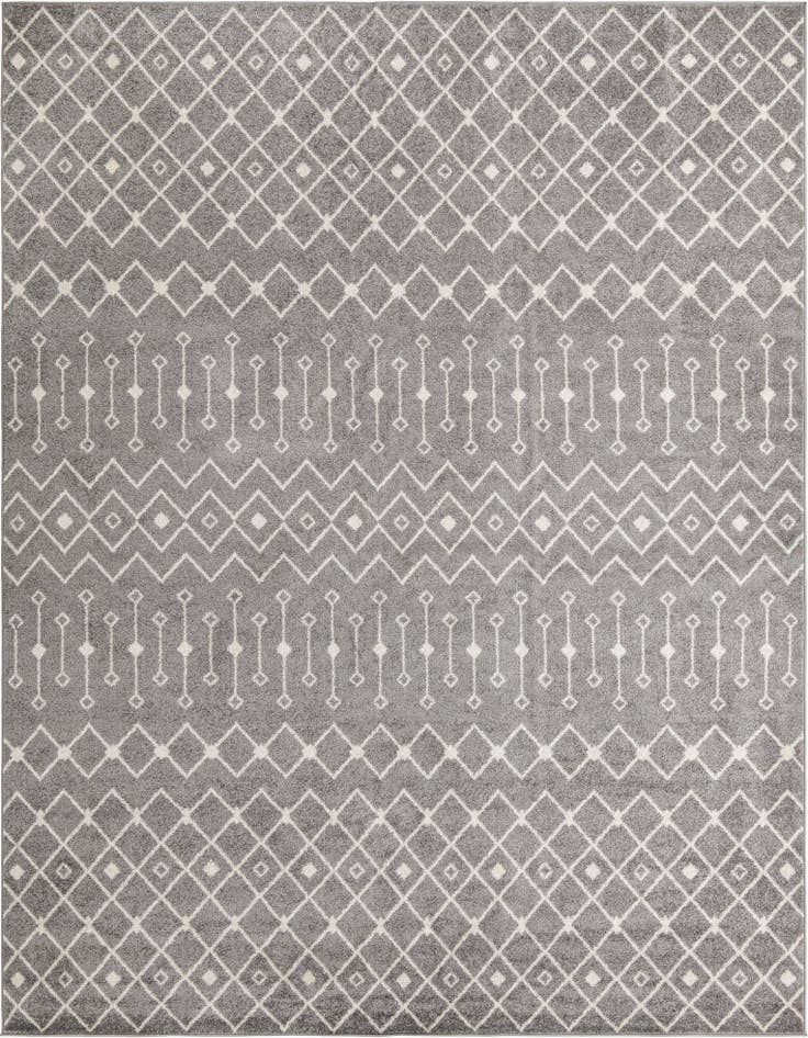 Detail image of 10' 8 x 14' Moroccan Trellis Rug