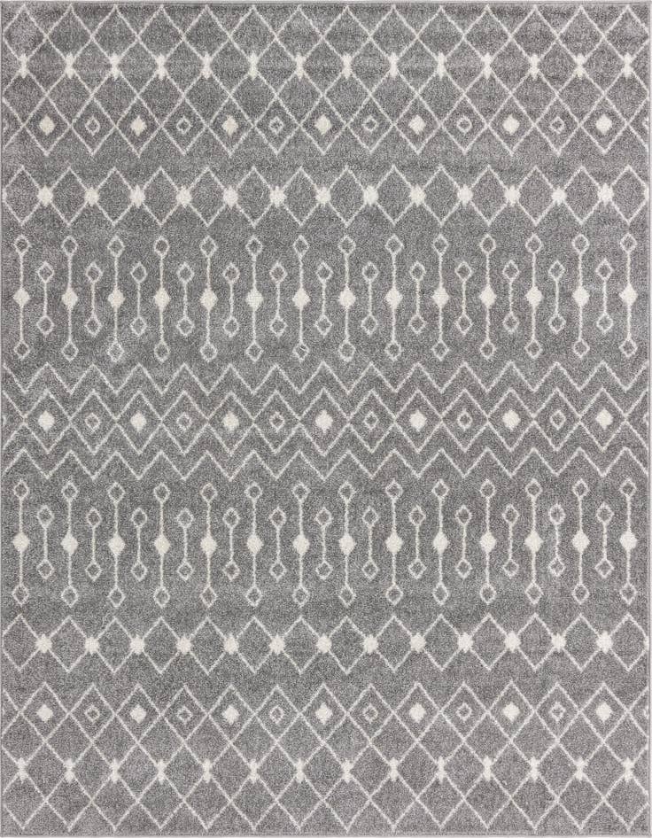Detail image of 7' 10 x 10' Moroccan Trellis Rug