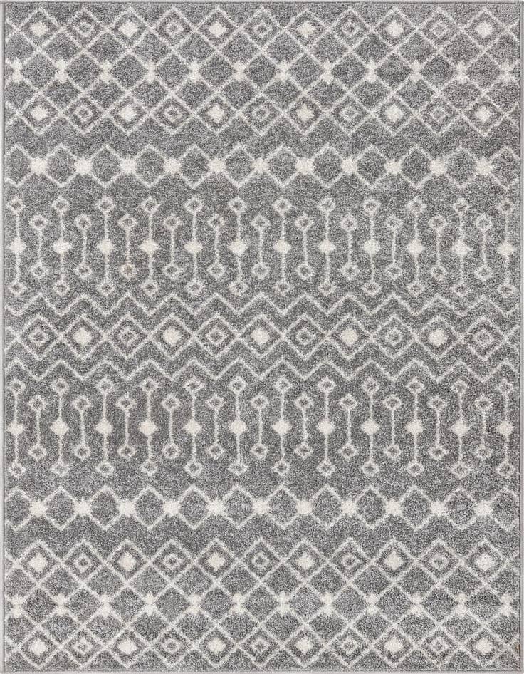 Detail image of 4' x 6' Moroccan Trellis Rug