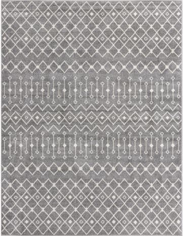 Gray Moroccan Trellis Rug