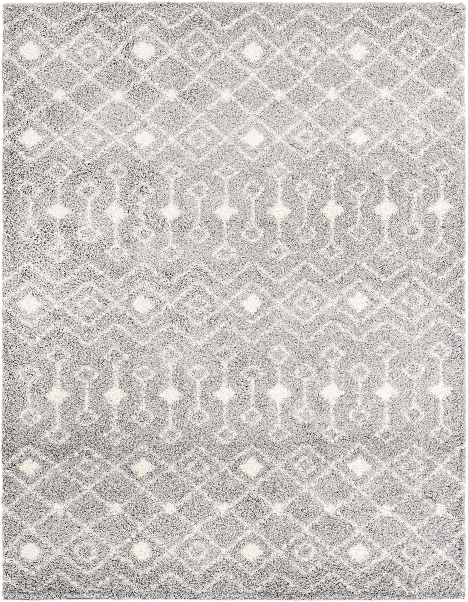 9' x 12' Moroccan Trellis Shag Rug