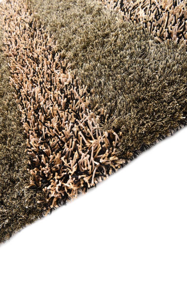 Detail image of 5' x 6' 7 Hand Knotted Multi-Tone Shag Rug