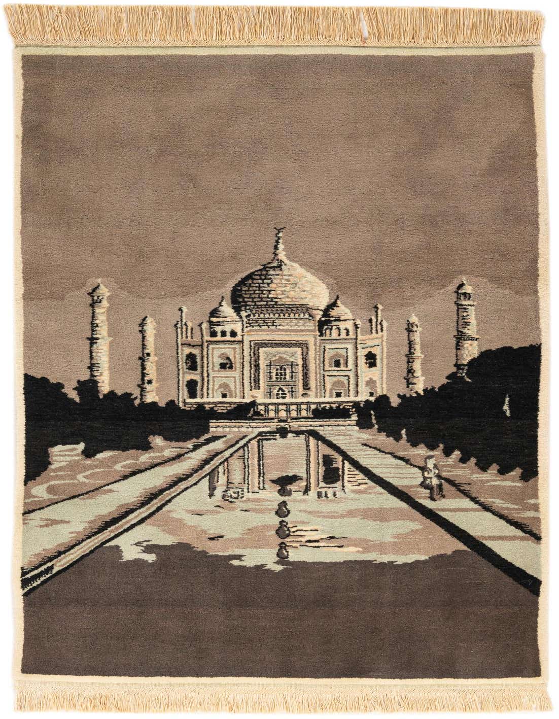 4' 6 x 6' 6 Neda Wool Rug