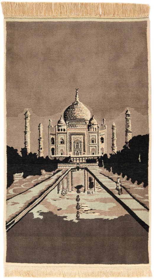 Detail image of 4' 6 x 6' 6 Neda Wool Rug