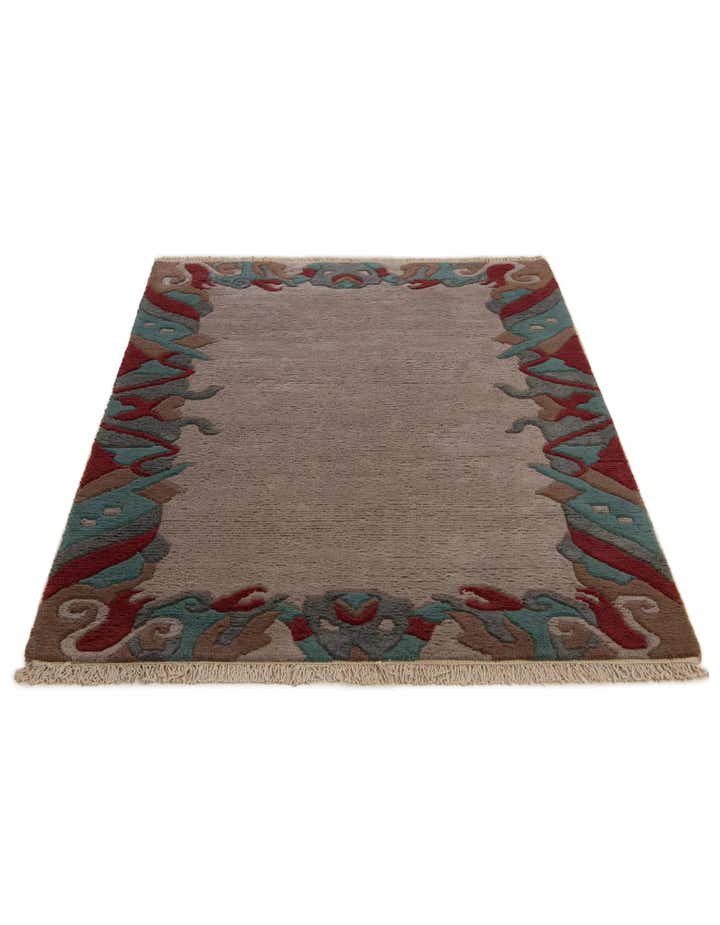 4' 2 x 6' 1 Hand Knotted Nepal Wool Rug