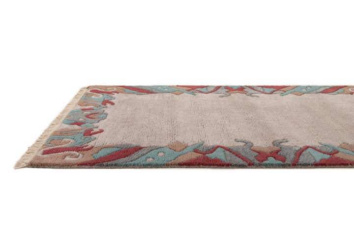 4' 2 x 6' 1 Hand Knotted Nepal Wool Rug