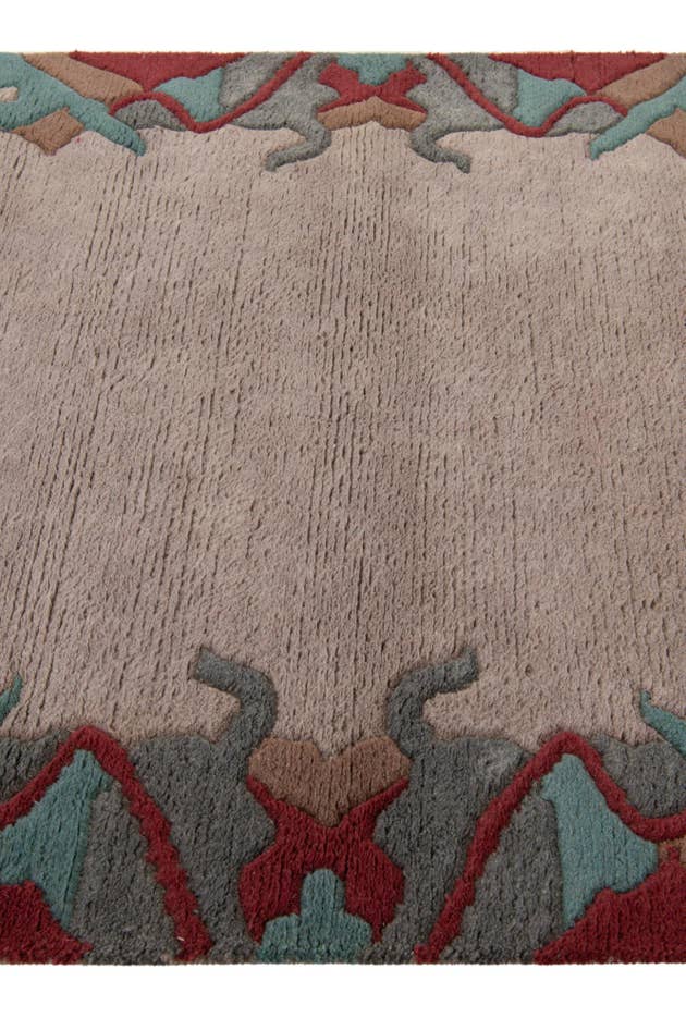 Detail image of 4' 2 x 6' 1 Hand Knotted Nepal Wool Rug