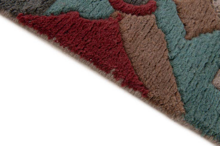 Detail image of 4' 2 x 6' 1 Hand Knotted Nepal Wool Rug