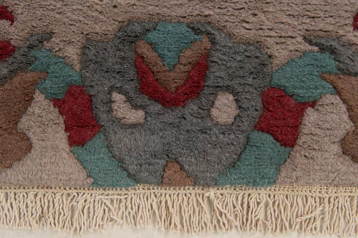 Detail image of 4' 2 x 6' 1 Hand Knotted Nepal Wool Rug