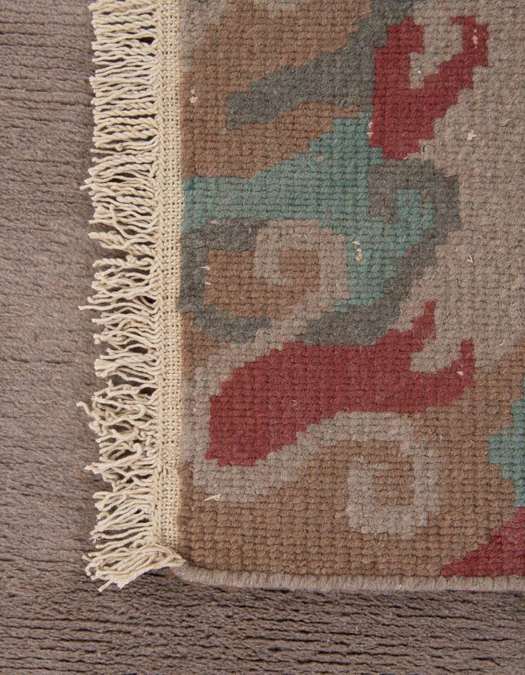 Detail image of 4' 2 x 6' 1  Hand Knotted Nepal Wool Rug