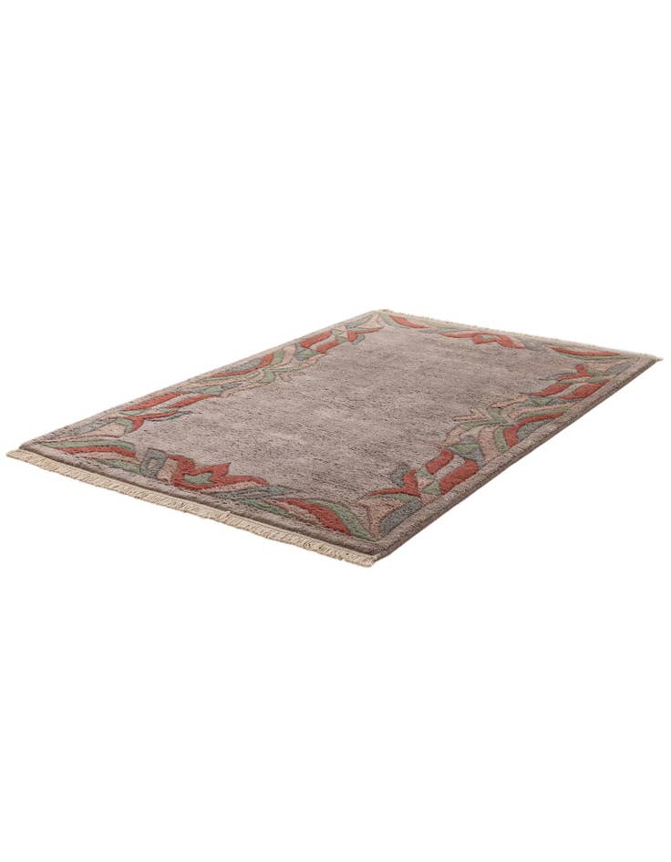 Detail image of 4' x 6'  Hand Knotted Nepal Wool Rug