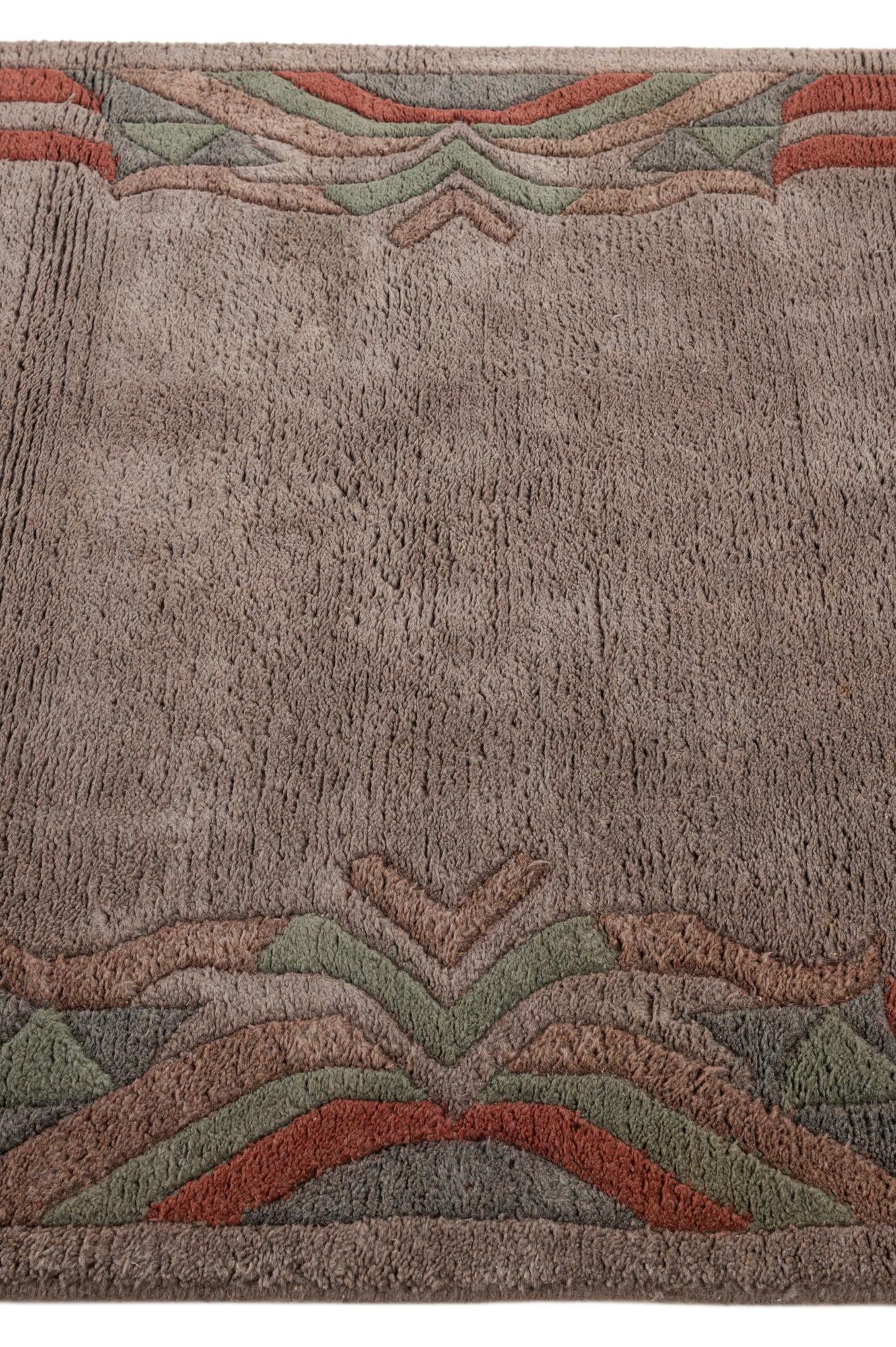 4' x 6' Hand Knotted Nepal Wool Rug