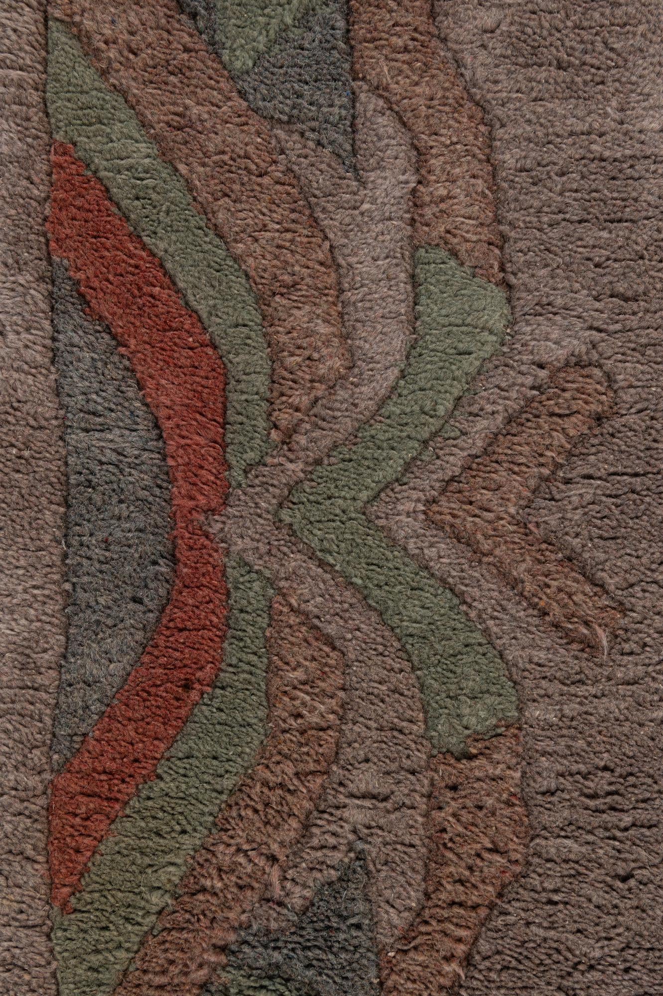 4' x 6' Hand Knotted Nepal Wool Rug