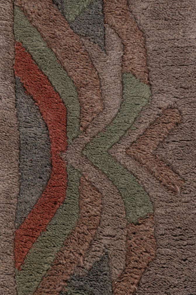 4' x 6' Hand Knotted Nepal Wool Rug