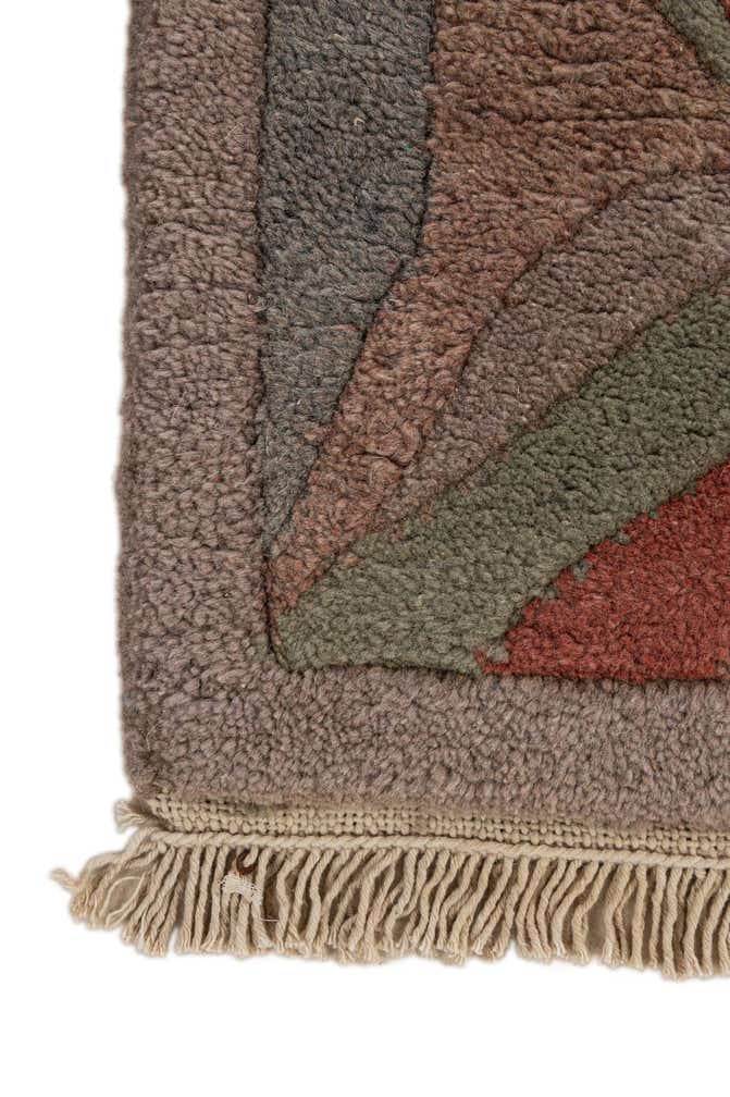 4' x 6' Hand Knotted Nepal Wool Rug