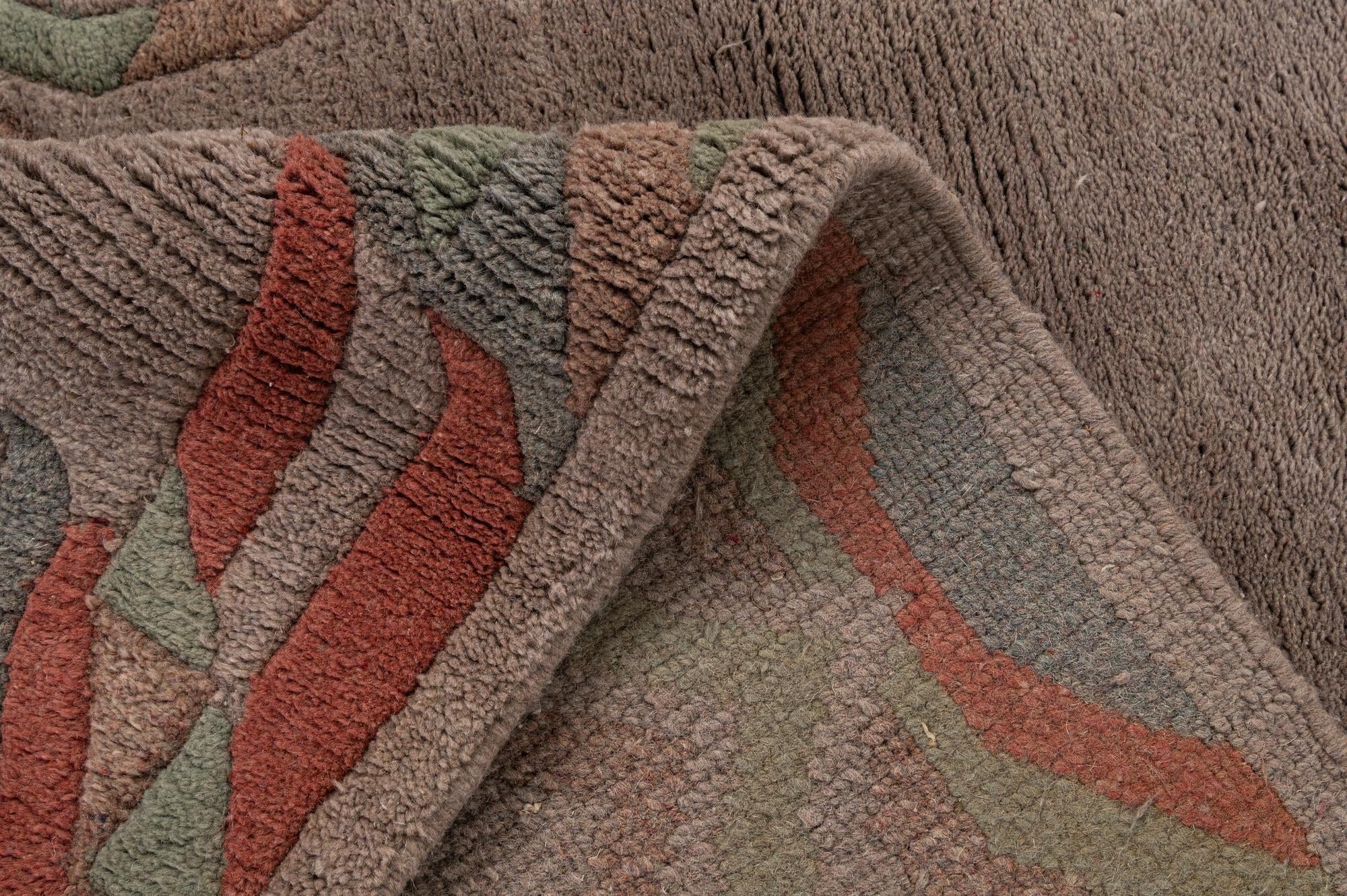 4' x 6' Hand Knotted Nepal Wool Rug