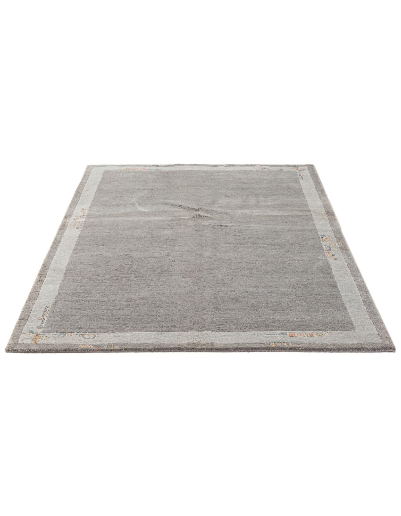 4' 8 x 6' 7 Hand Knotted Nepal Wool Rug