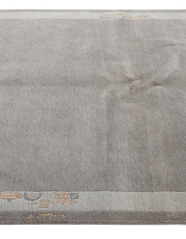 Detail image of 4' 8 x 6' 7  Hand Knotted Nepal Wool Rug