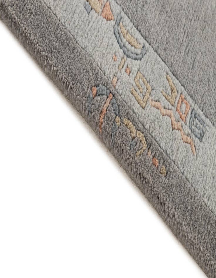 Detail image of 4' 8 x 6' 7  Hand Knotted Nepal Wool Rug