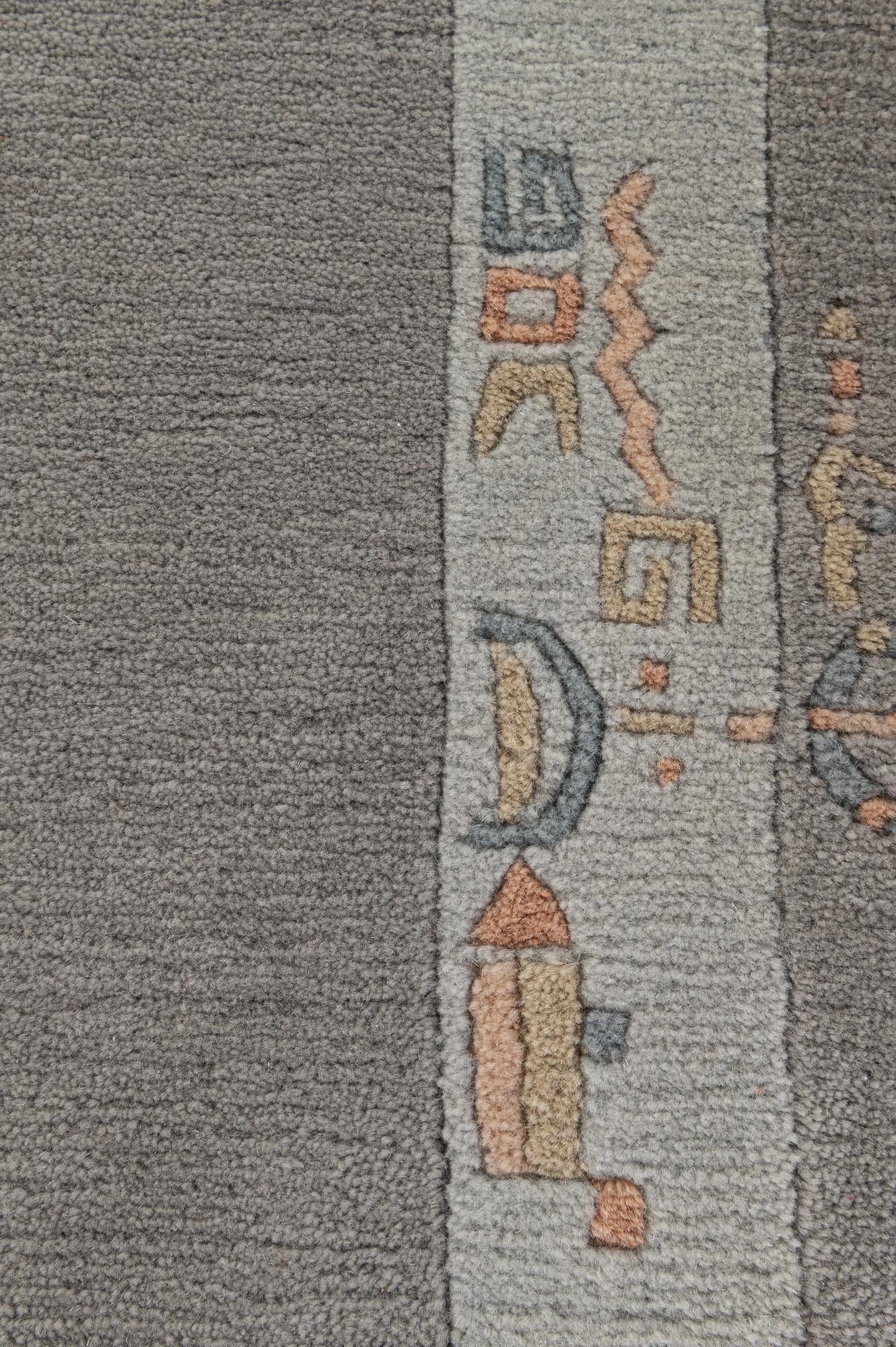 4' 8 x 6' 7 Hand Knotted Nepal Wool Rug