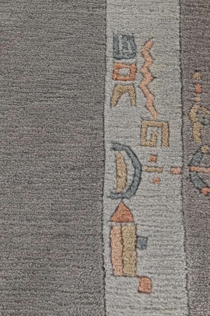 4' 8 x 6' 7 Hand Knotted Nepal Wool Rug
