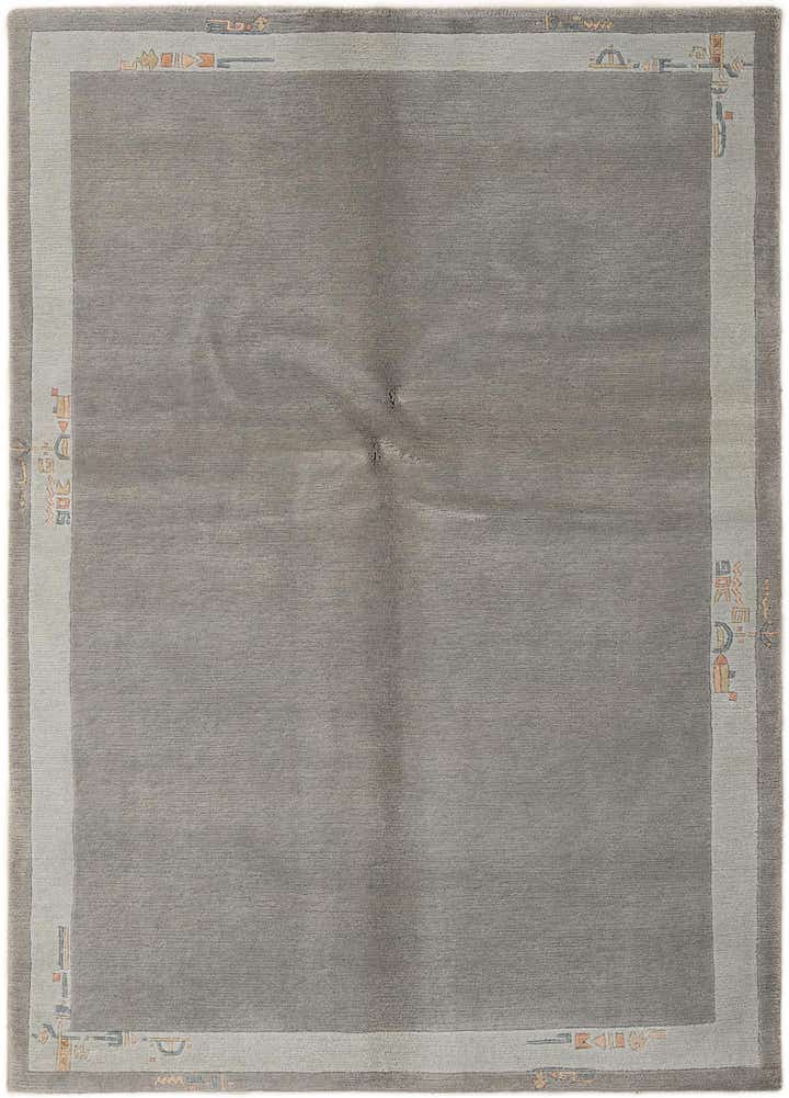 4' 8 x 6' 7 Hand Knotted Nepal Wool Rug