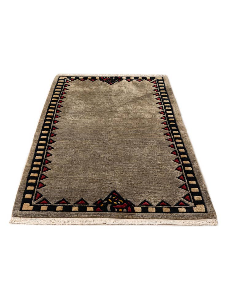 Detail image of 3' x 5' 5  Hand Knotted Nepal Wool Rug