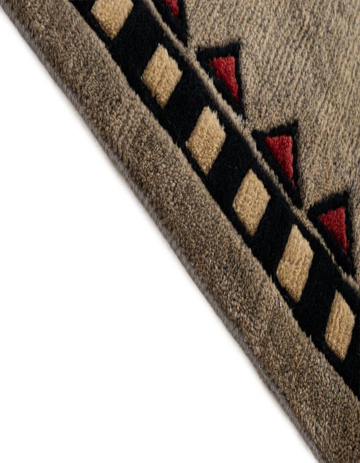 Detail image of 3' x 5' 5  Hand Knotted Nepal Wool Rug