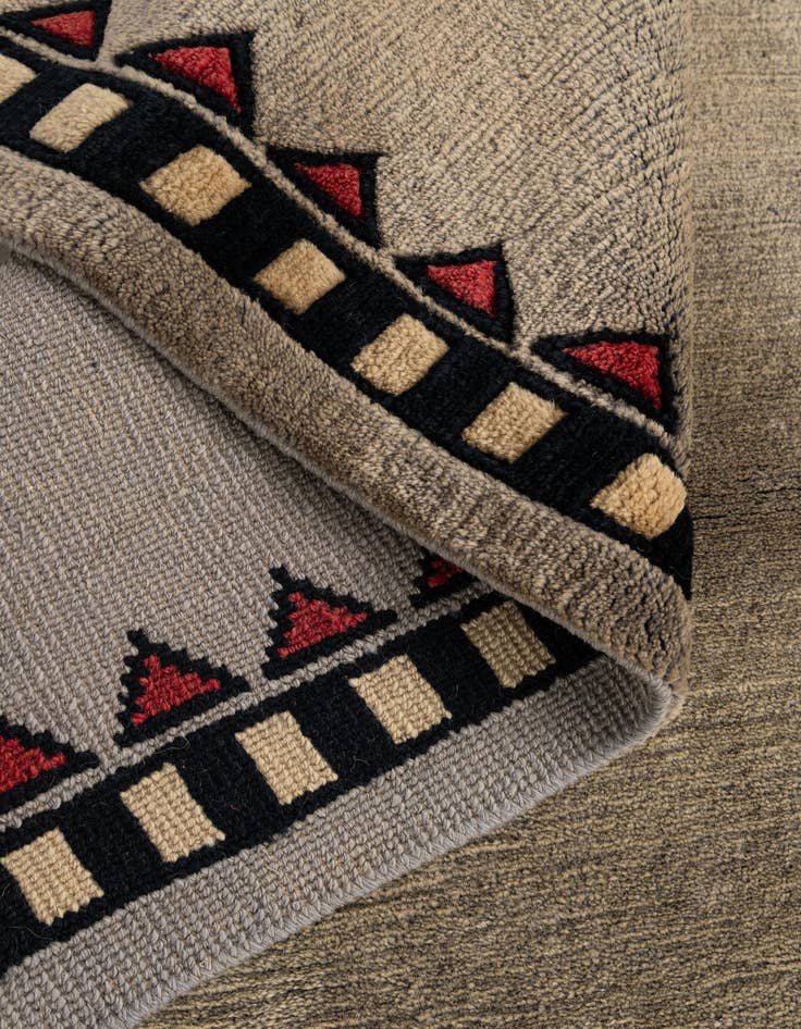 Detail image of 3' x 5' 5  Hand Knotted Nepal Wool Rug